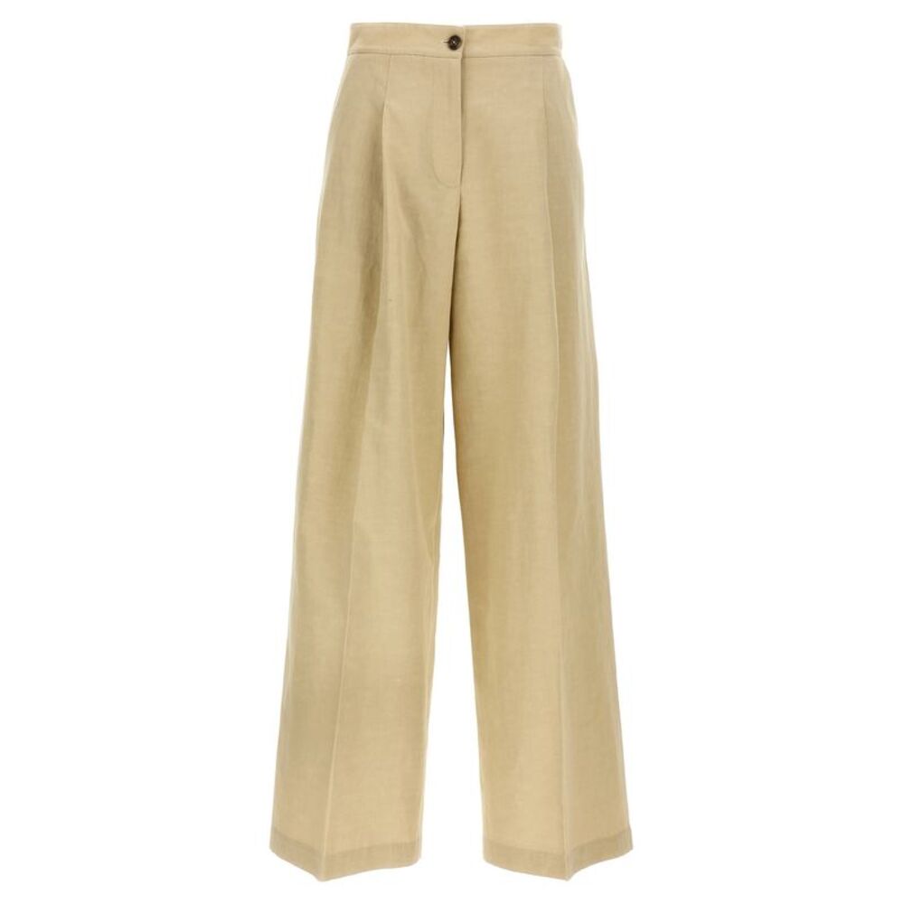 Yves Salomon Women's Linen Trousers